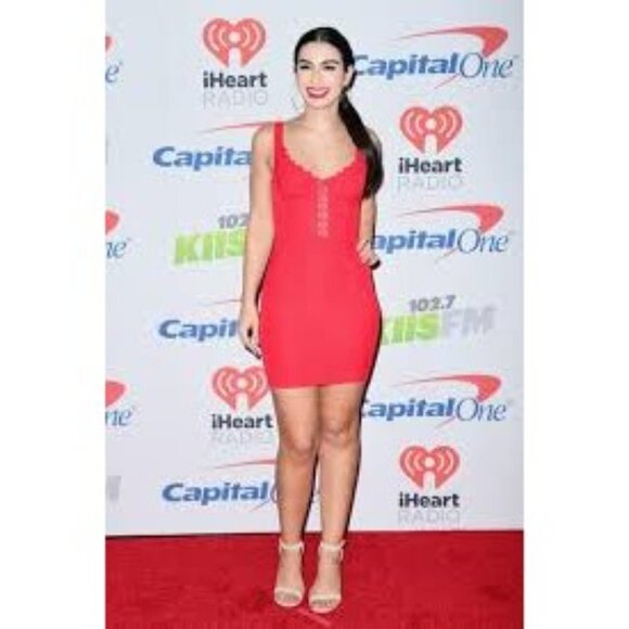 House of CB London XS Red Corset Mini Dress Boned Bodycon Celebrity Fashion - Picture 10 of 10